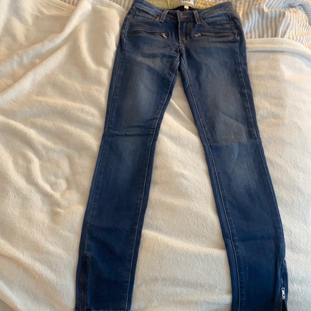 Purging closet. Worn once PAIGE jeans. Bought at Nordstrom rack for 75.